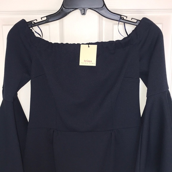 NWT Trina Turk Miley off the Shoulder Dress 2 - Picture 7 of 14